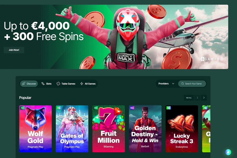 Lucky Max Casino: Verken jouw No Deposit Bonus